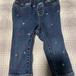 BabyGAP Jeans with Colorful Polka Dots